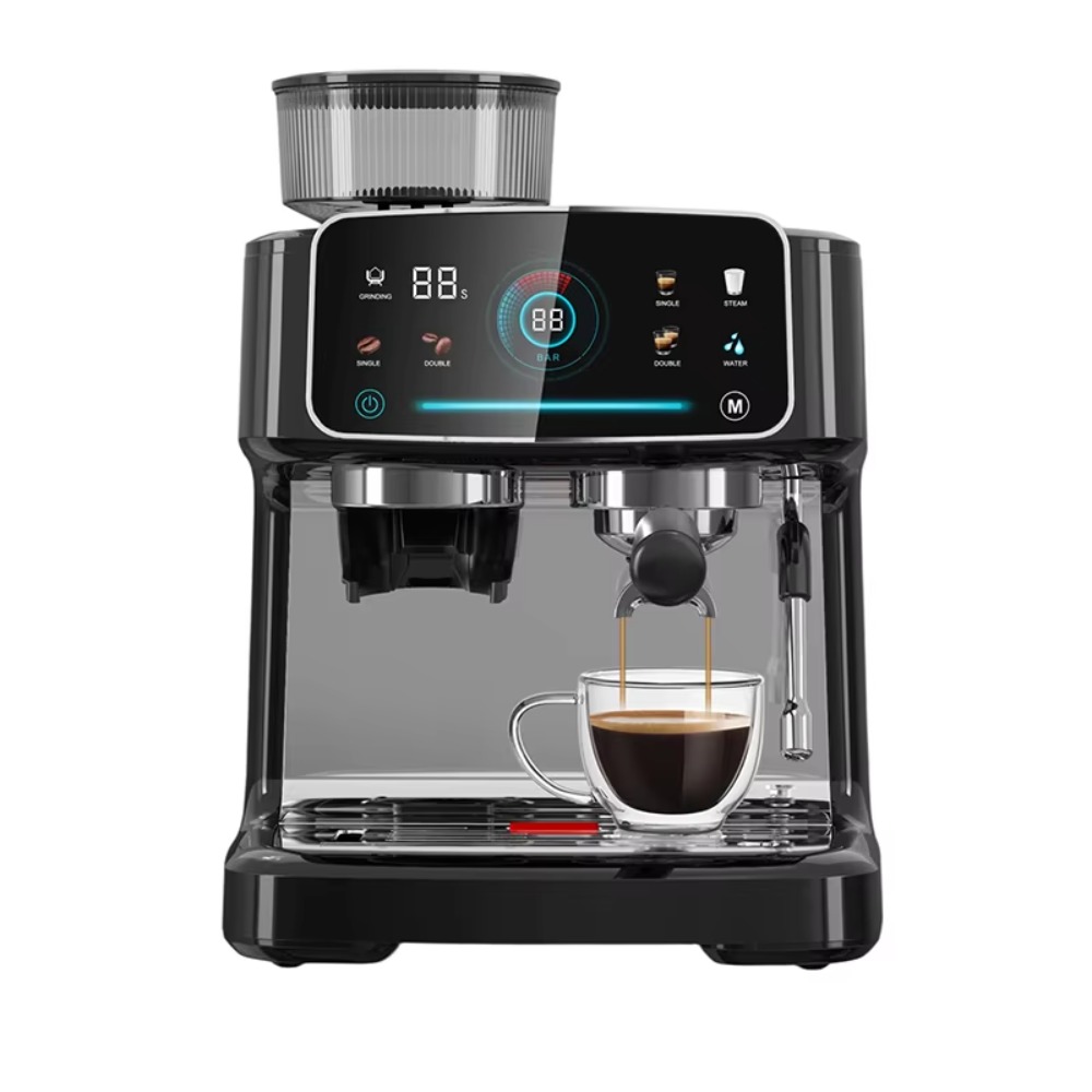 Coffee & Tea Maker Machine - Verbesserte Version Hocheffiziente Extraktion Hochleistungs-Espressomaschine Kommerzielle