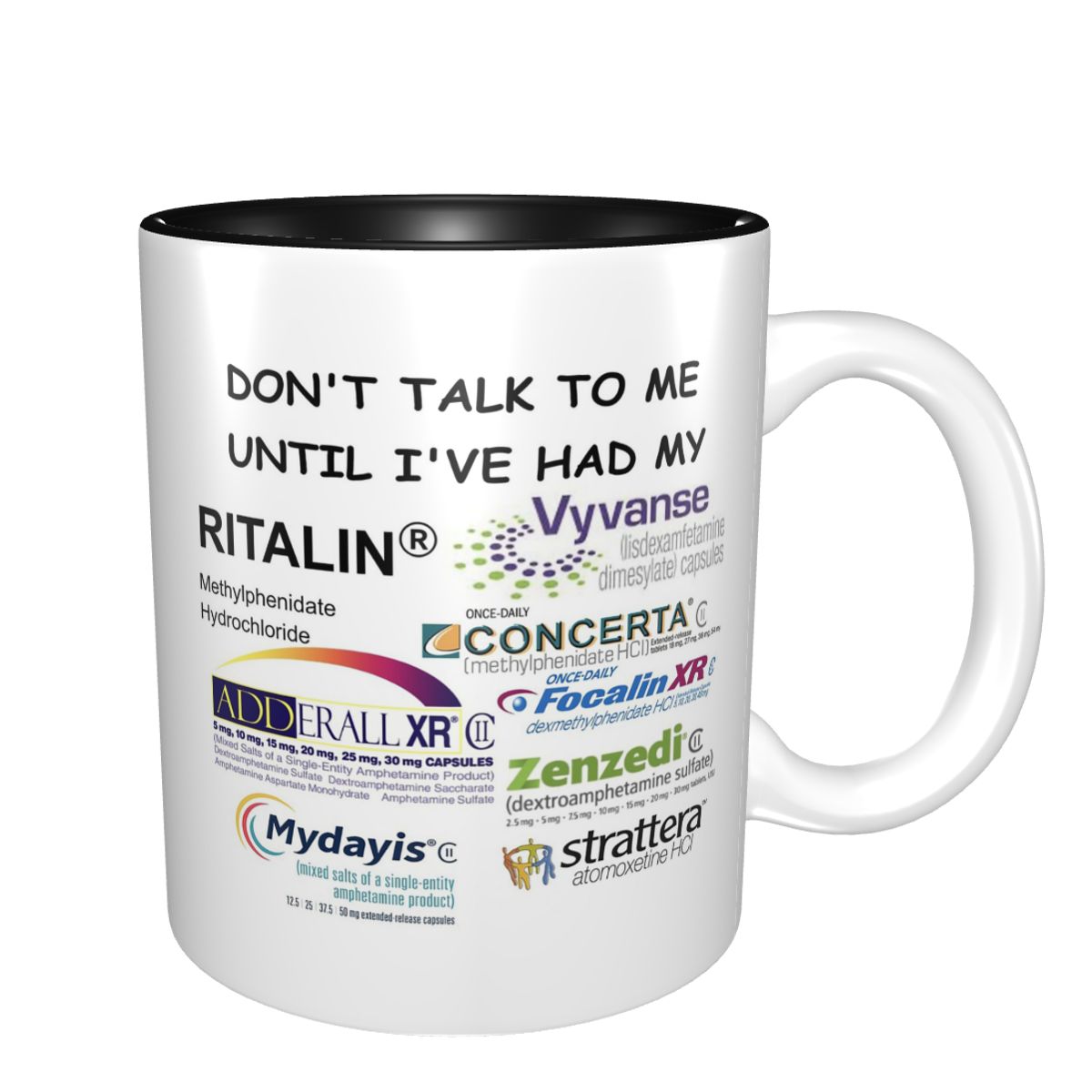 Coffee Tea With Me - Tasse mit Aufschrift „Don't Talk To