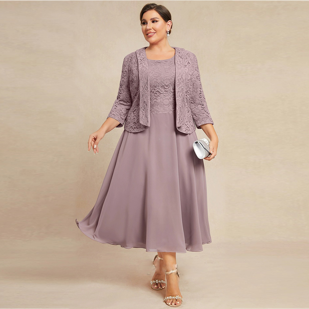 Coffee Plus Tea - 2-teiliges maßgeschneidertes Vestidos para Mujer Elegantes