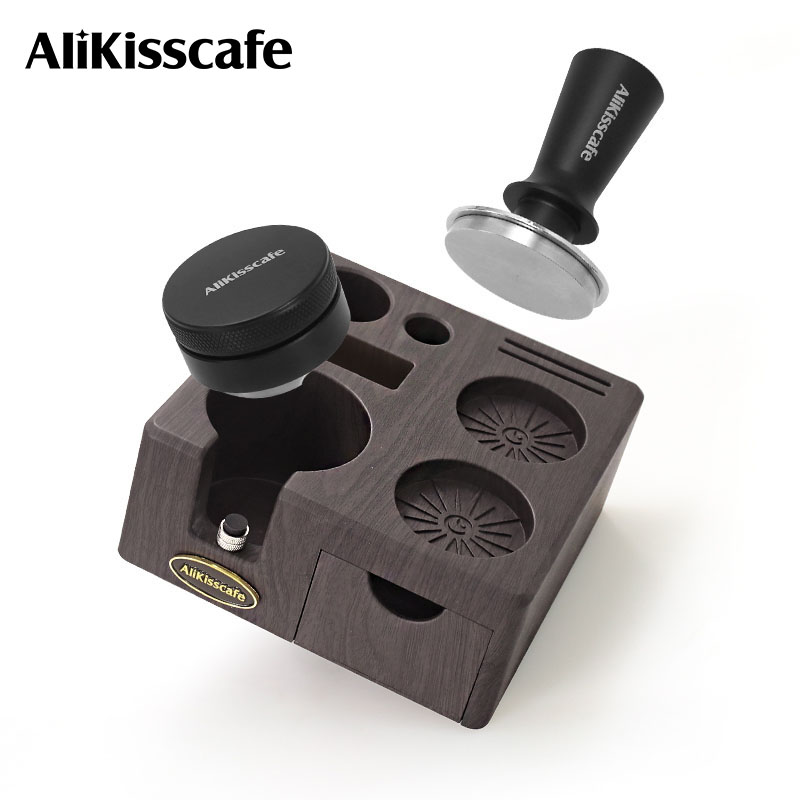 Coffee Tea Espresso - Alikisscafe Kaffee Tamping Station 51 mm