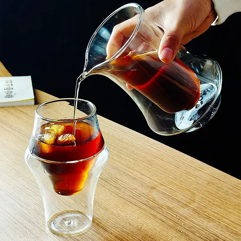 Doppelwandige Glas-Espresso-Ka – Espresso Cup Saucer Bewertung und Preis
