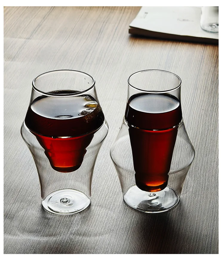 Doppelwandige Glas-Espresso-Ka – Espresso Cup Saucer Bewertung und Preis
