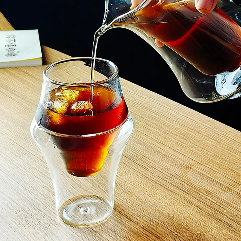 Doppelwandige Glas-Espresso-Ka – Espresso Cup Saucer Bewertung und Preis
