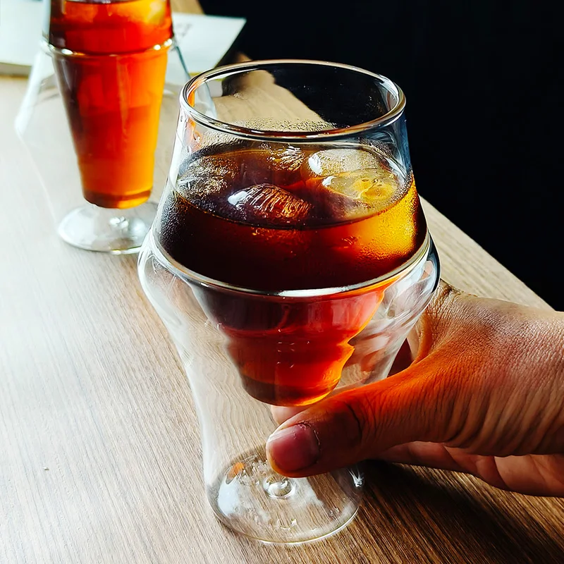 Doppelwandige Glas-Espresso-Ka – Espresso Cup Saucer Bewertung und Preis