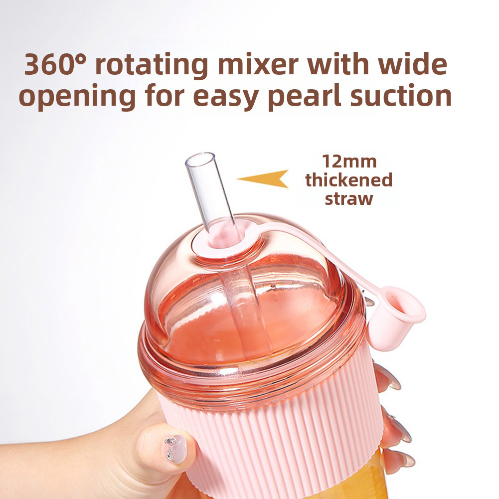 630 ml Milchteetasse mit Stroh – Coffee Jelly Tea Bewertung und Preis