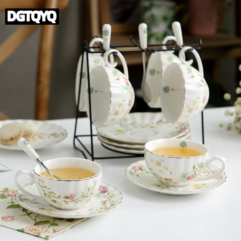 2-teiliges Vintage Blumenmuste – Espresso Cup Saucer Bewertung und Preis