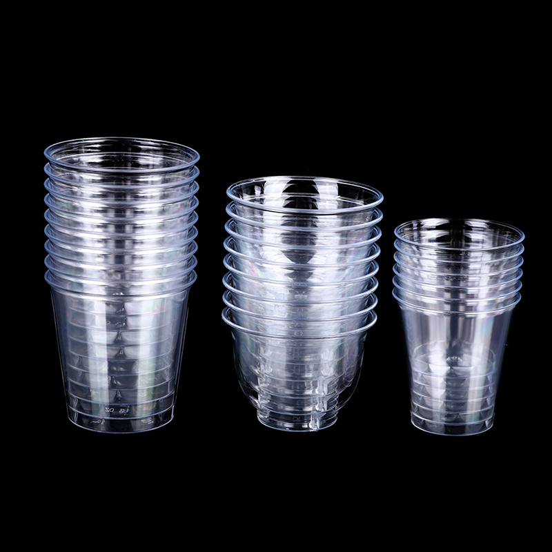 30-50pc Klar Kunststoff Einweg – Coffee Jelly Tea Bewertung und Preis