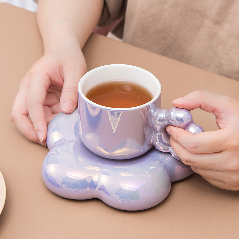 Set aus Keramik-Kaffeetassen u – Espresso Cup Saucer Bewertung und Preis