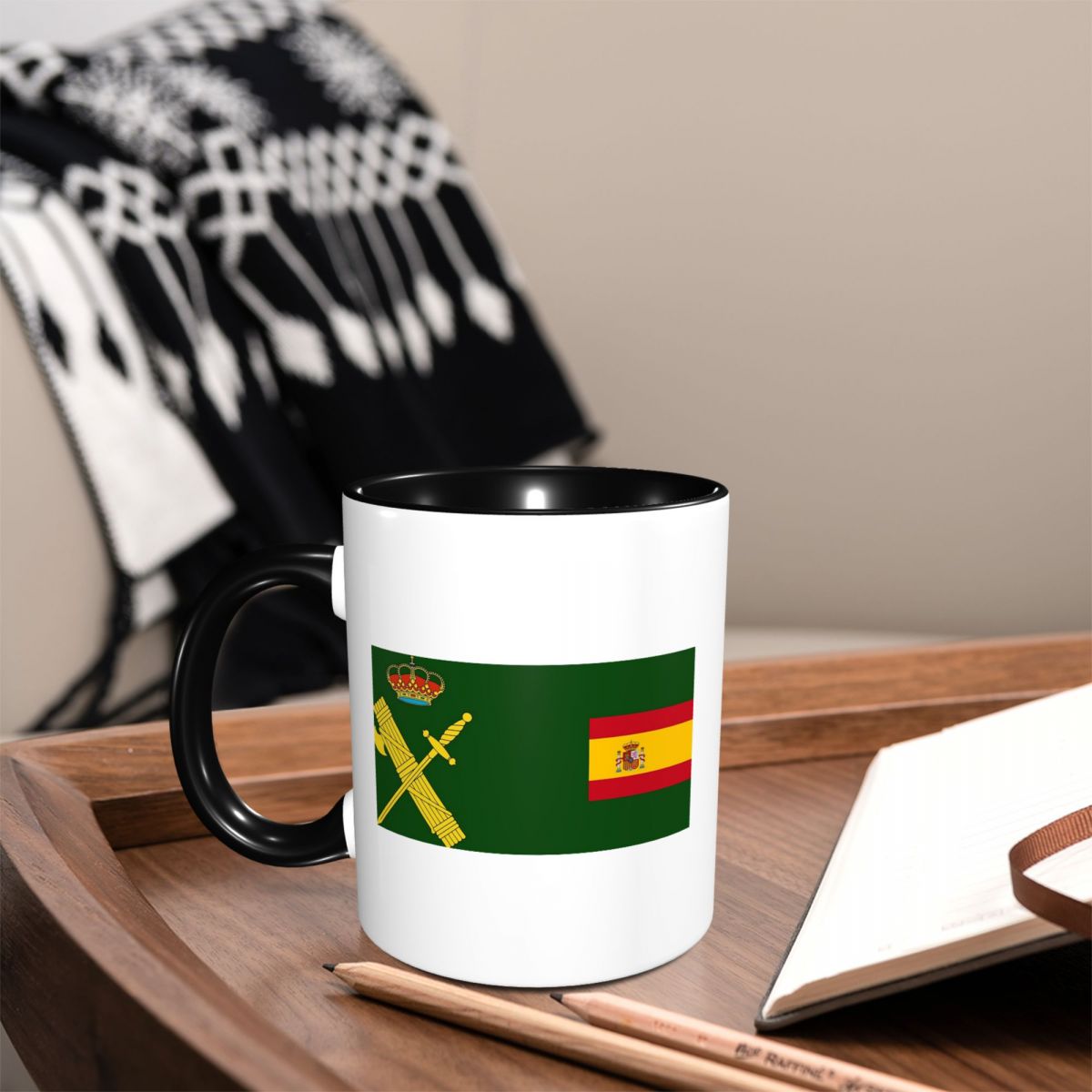 Spanien-Flagge Plus Emblem Gua – Coffee Plus Tea Bewertung und Preis