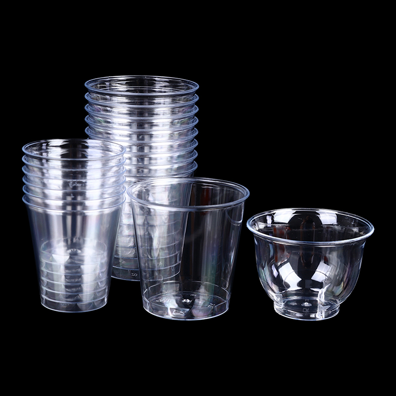 30-50pc Klar Kunststoff Einweg – Coffee Jelly Tea Bewertung und Preis