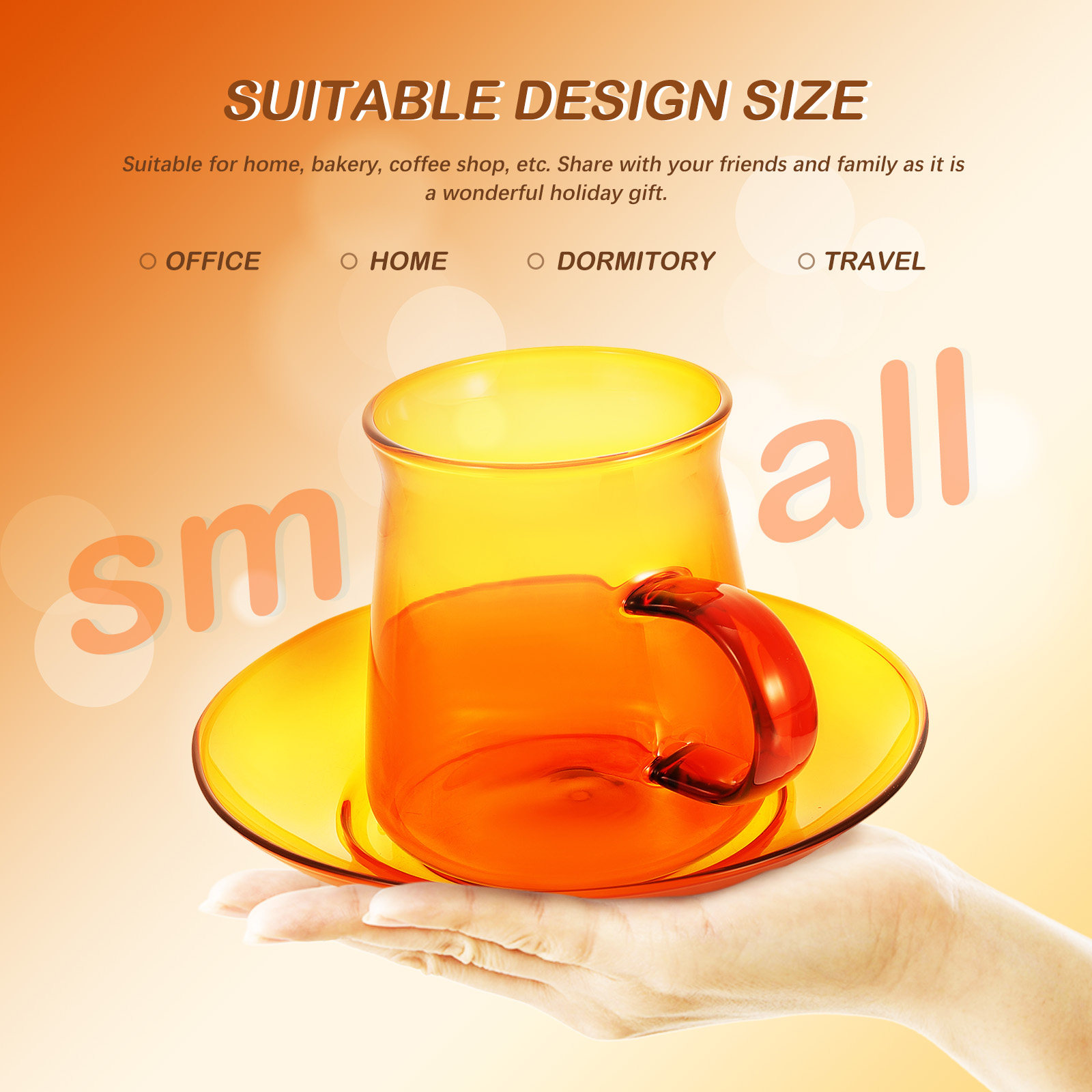 1 Set Glas-Kaffeetasse und Unt – Coffee Tea Drinks Bewertung und Preis