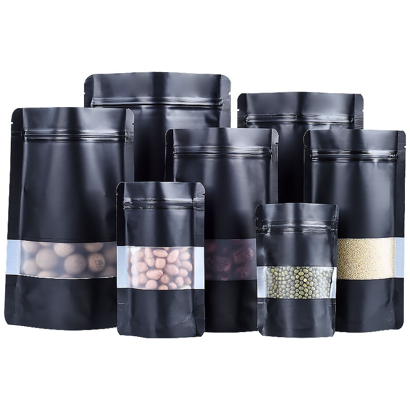100PCS Stand-up Matte Schwarz  – Coffee Tea Day Bewertung und Preis