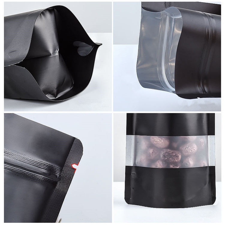 100PCS Stand-up Matte Schwarz  – Coffee Tea Day Bewertung und Preis