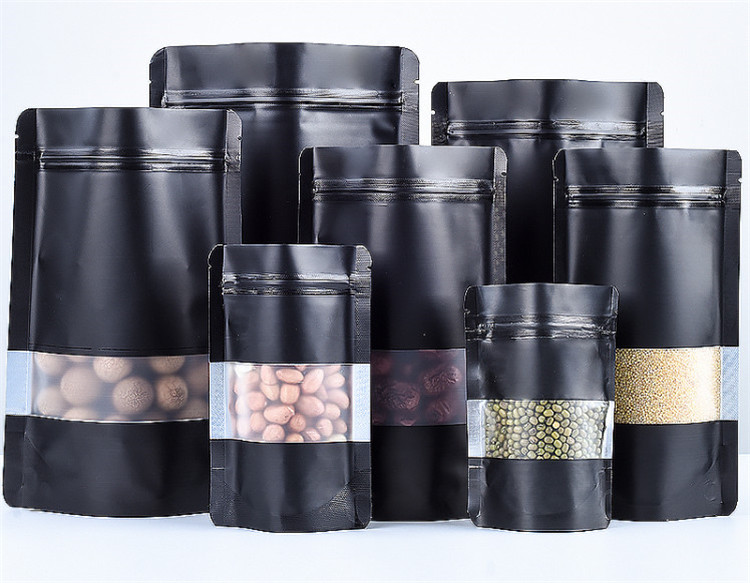 100PCS Stand-up Matte Schwarz  – Coffee Tea Day Bewertung und Preis