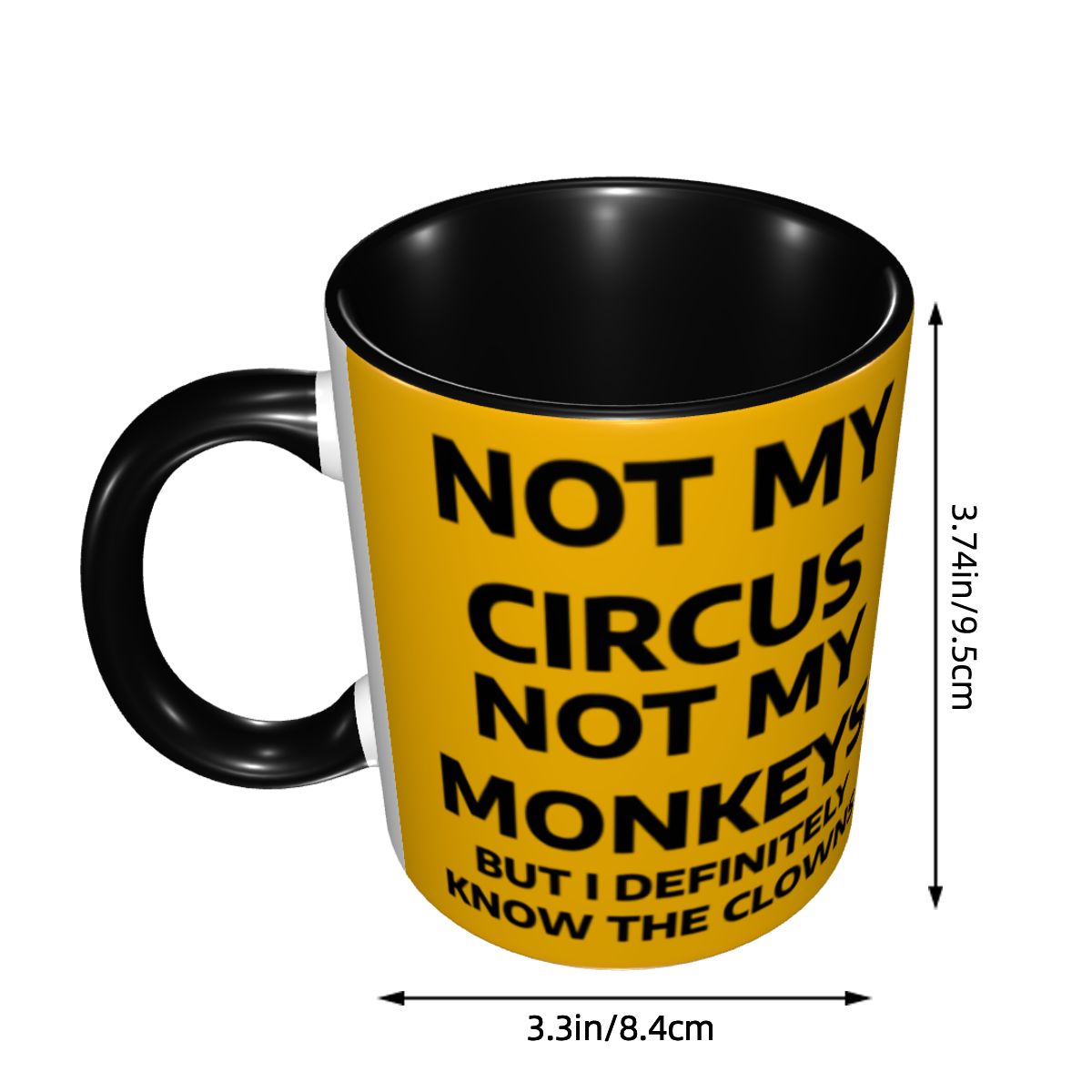 Kaffeebecher „Not My Circus No – Water Tea And Coffee Bewertung und Preis