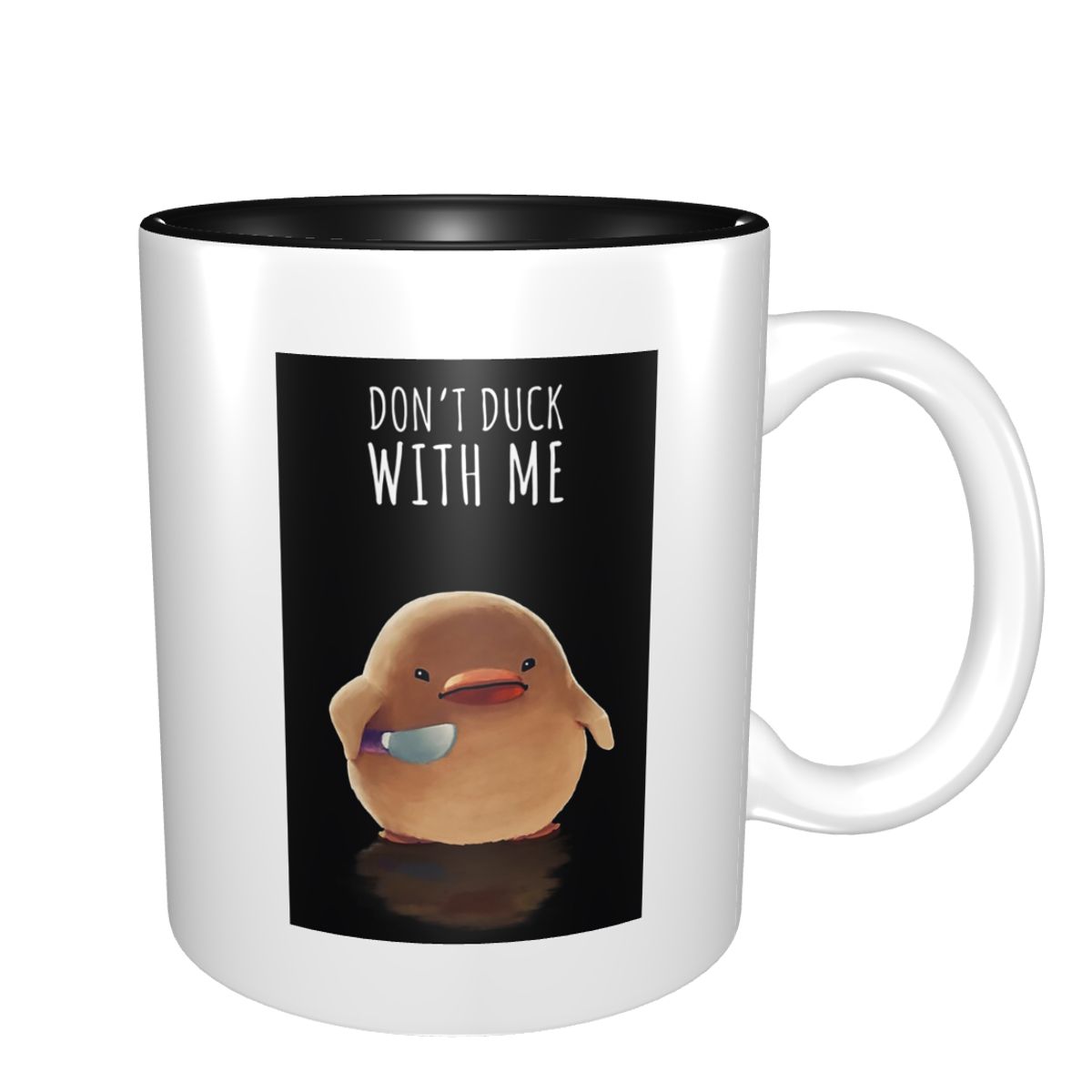 Don't Duck With Me - Meme-Tass – Coffee Tea With Me Bewertung und Preis