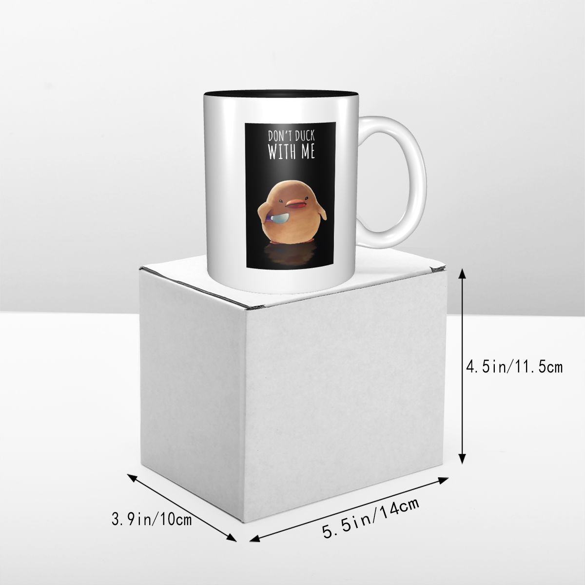 Don't Duck With Me - Meme-Tass – Coffee Tea With Me Bewertung und Preis