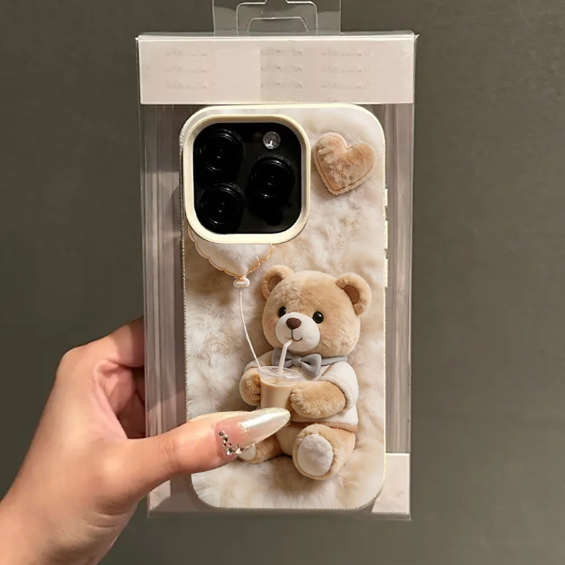 Perlmilchtee-Bärenmuster Handy – Coffee Plus Tea Bewertung und Preis