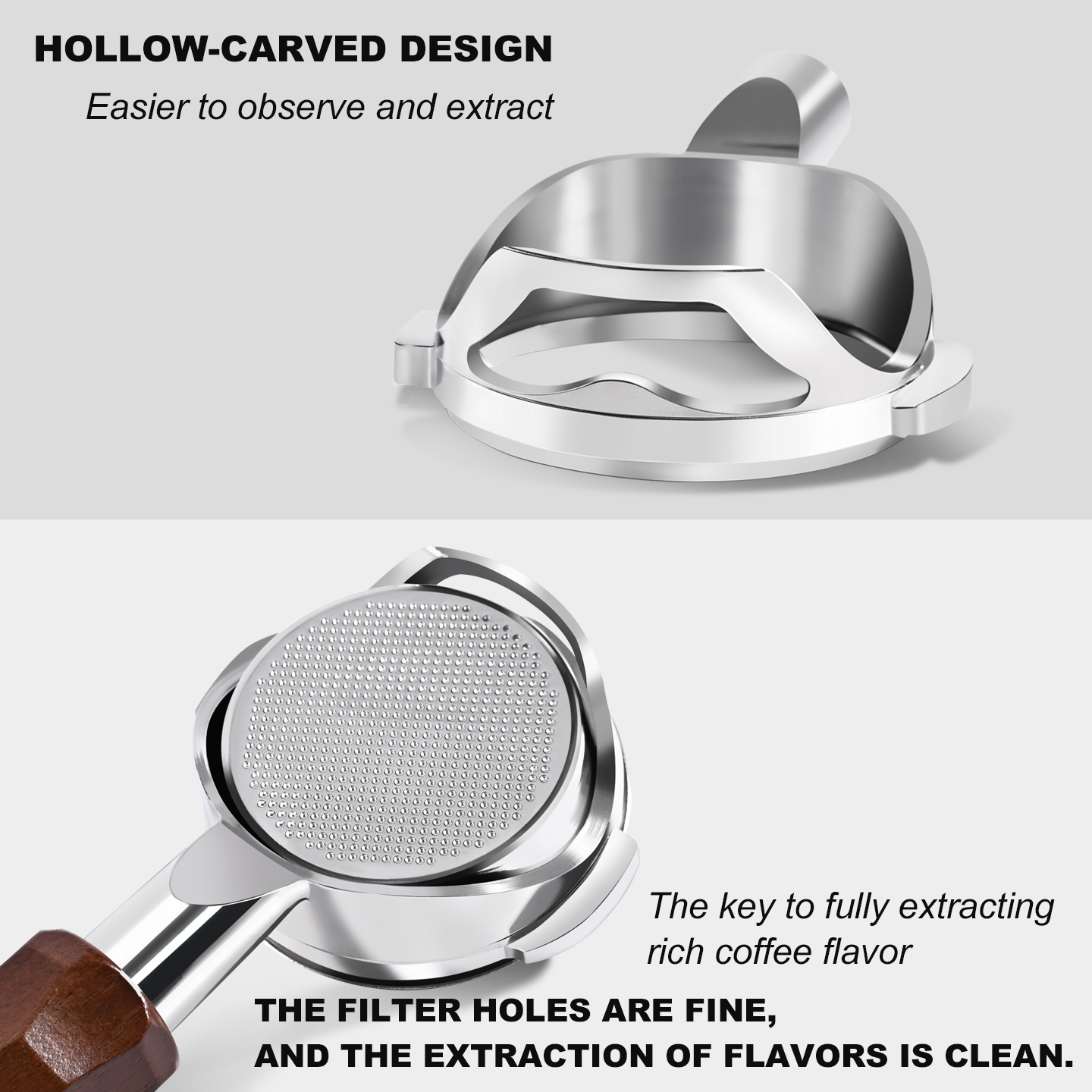 58mm 3-Ohr Siebträger für Hibr – Coffee Tea Espresso Bewertung und Preis