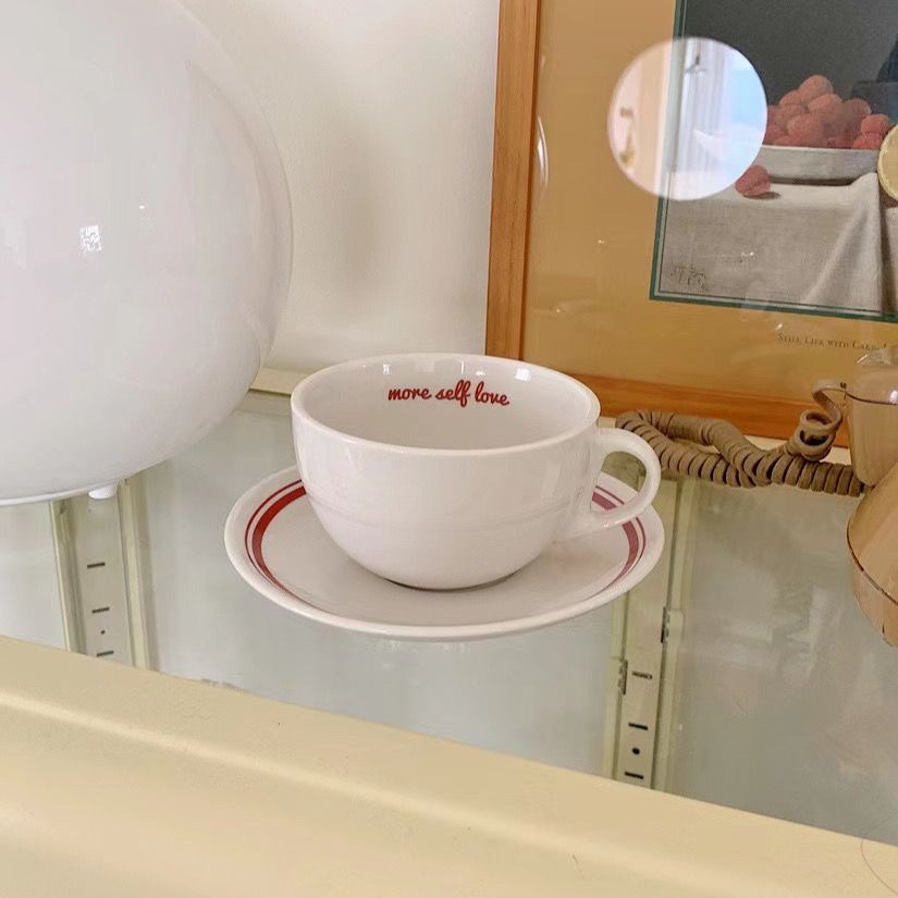 Korea Buchstaben Kaffeetasse U – Espresso Cup Saucer Bewertung und Preis