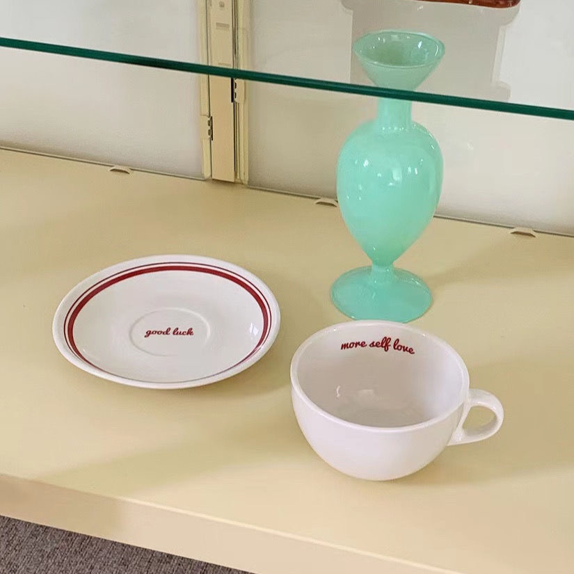 Korea Buchstaben Kaffeetasse U – Espresso Cup Saucer Bewertung und Preis