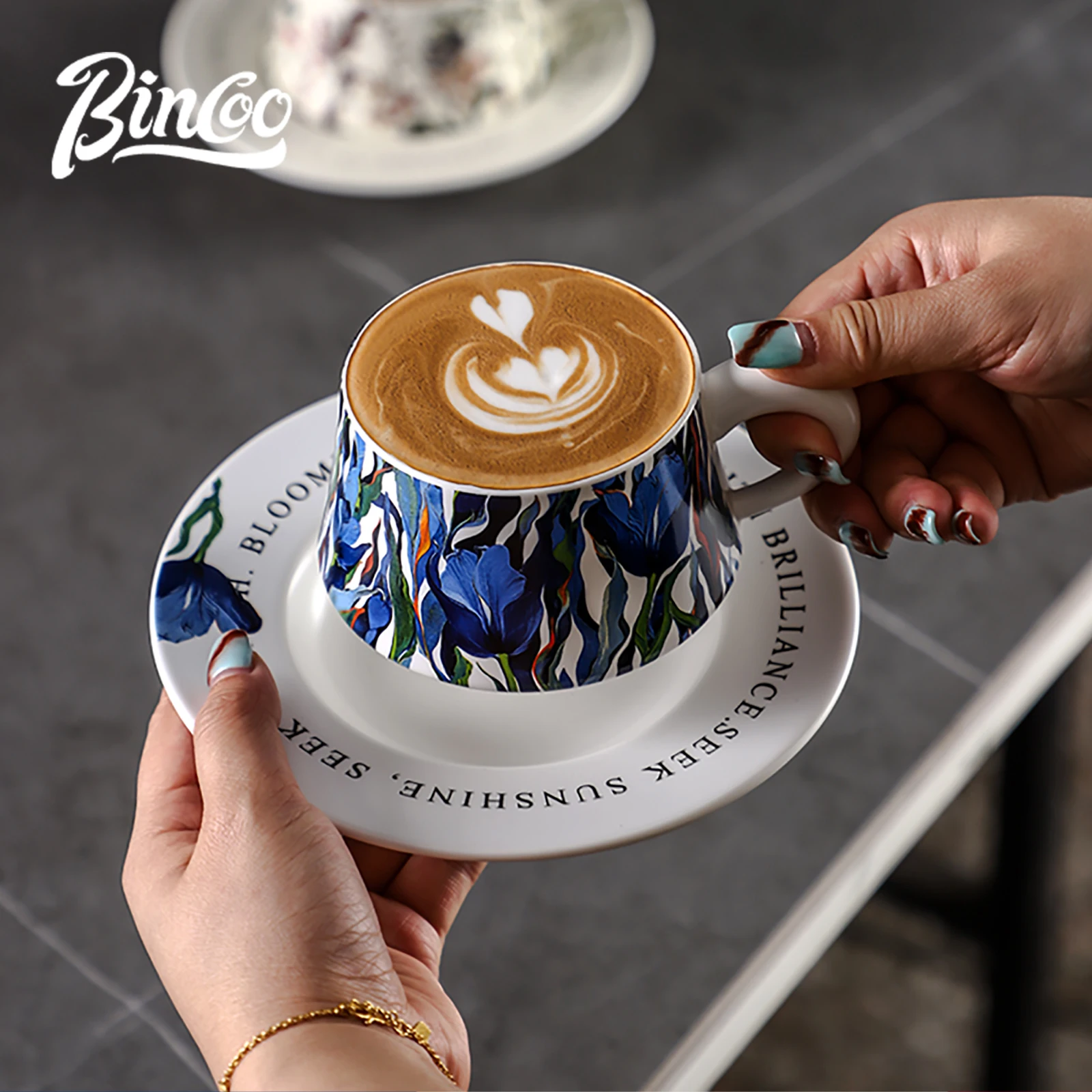 BINCOO 260 ml Keramik-Kaffeeta – Espresso Cup Saucer Bewertung und Preis