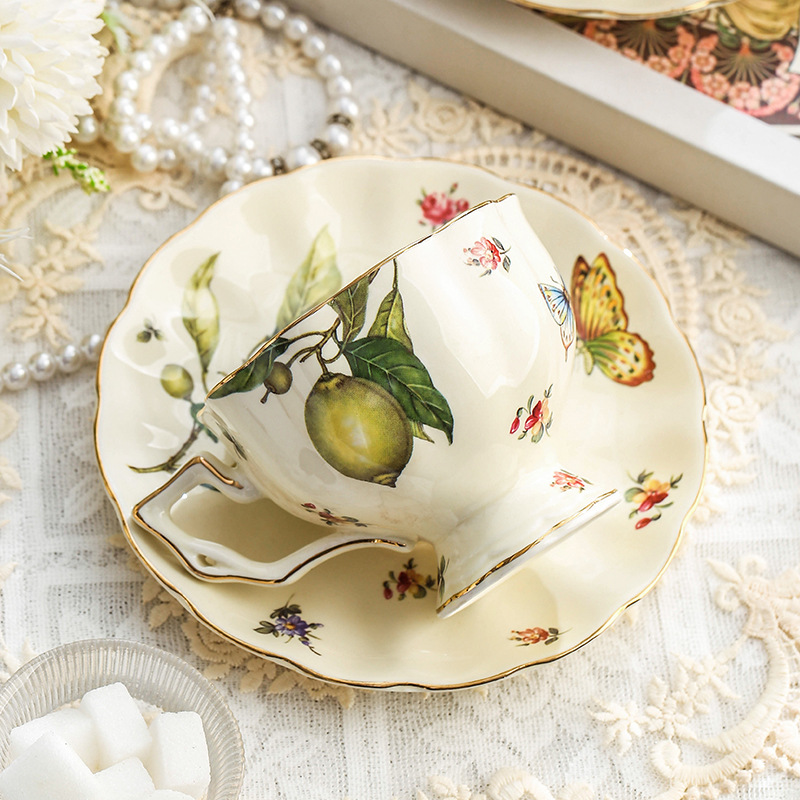 Vintage Zitrone Teekanne Kaffe – Espresso Cup Saucer Bewertung und Preis
