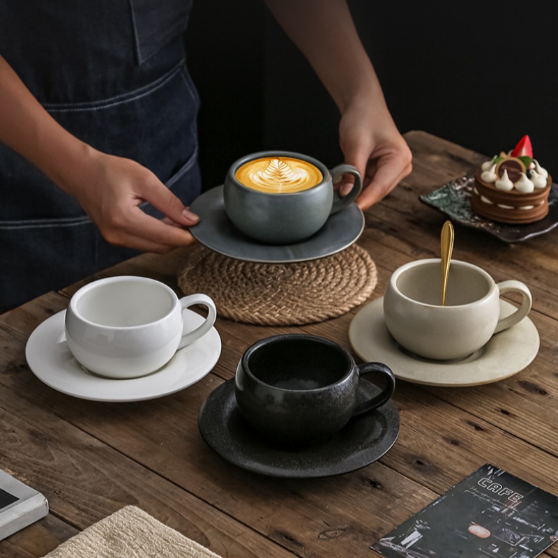 280ML Vintage Keramik-Kaffeeta – Espresso Cup Saucer Bewertung und Preis