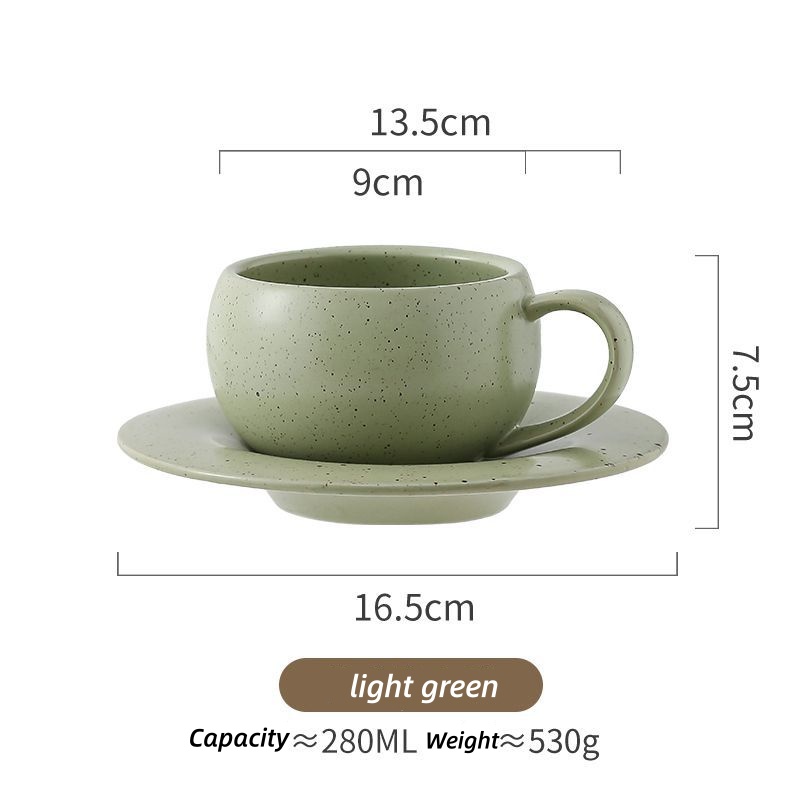 280ML Vintage Keramik-Kaffeeta – Espresso Cup Saucer Bewertung und Preis